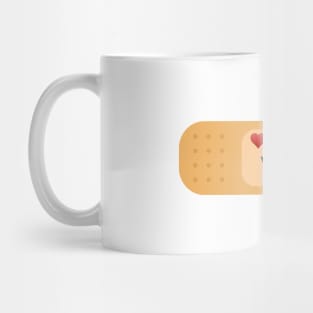 Love Patch / bandaid Mug